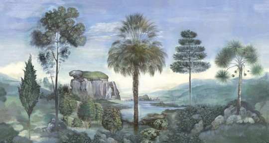 Wall&Deco WDPE2201 Contemporary 2022 Perugino - tapeta z rajskim krajobrazem