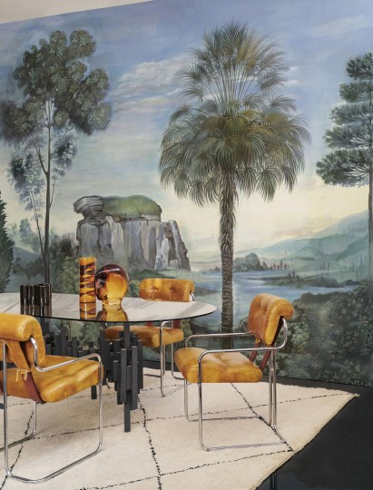 Wall&Deco WDPE2201 Contemporary 2022 Perugino - tapeta z rajskim krajobrazem