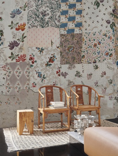 Wall&Deco WDTE2202 Contemporary 2022 Tex-tales - tapeta z patchworkiem