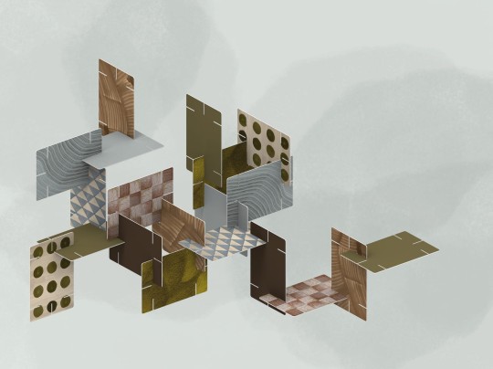 Wall&Deco WDPL2201 Contemporary 2022 Playwall - tapeta nowoczesna