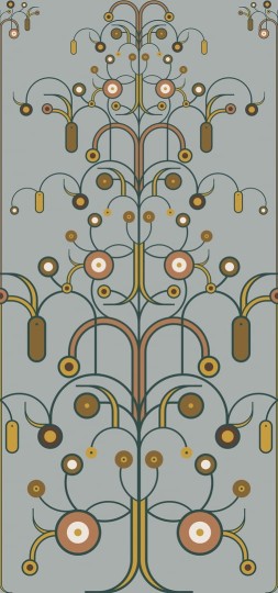 Wall&Deco WDMO2202 Contemporary 2022 Morse - tapeta z alfabetem Morse’a