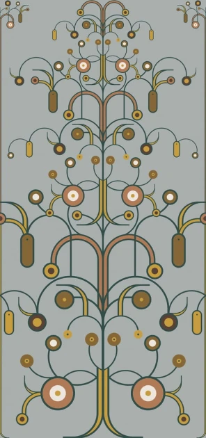 Wall&Deco WDMO2202 Contemporary 2022 Morse - tapeta z alfabetem Morse’a