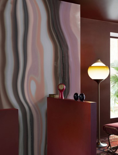 Wall&Deco WDGH2202 Contemporary 2022 Ghost - tapeta gra światła