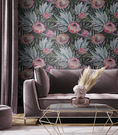 Wallcolors Floral Majesty Exotic Protea  - mural egzotyczny