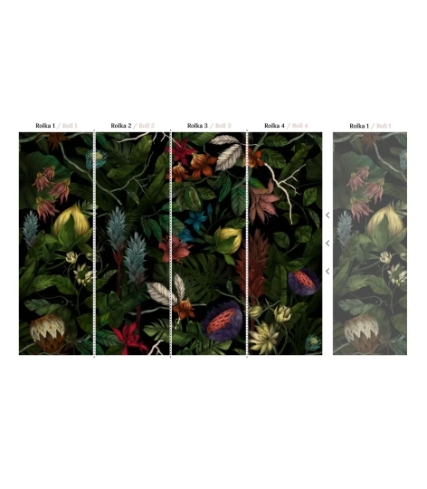 Wallcolors Floral Majesty Mysterious Flower  - mural botaniczny