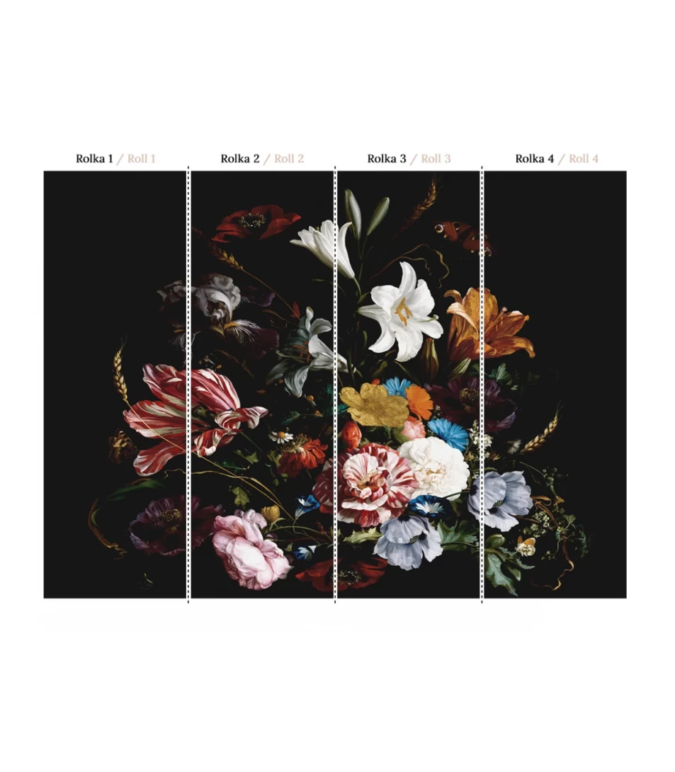 Wallcolors Floral Majesty Floral Color  - mural z kwiatami