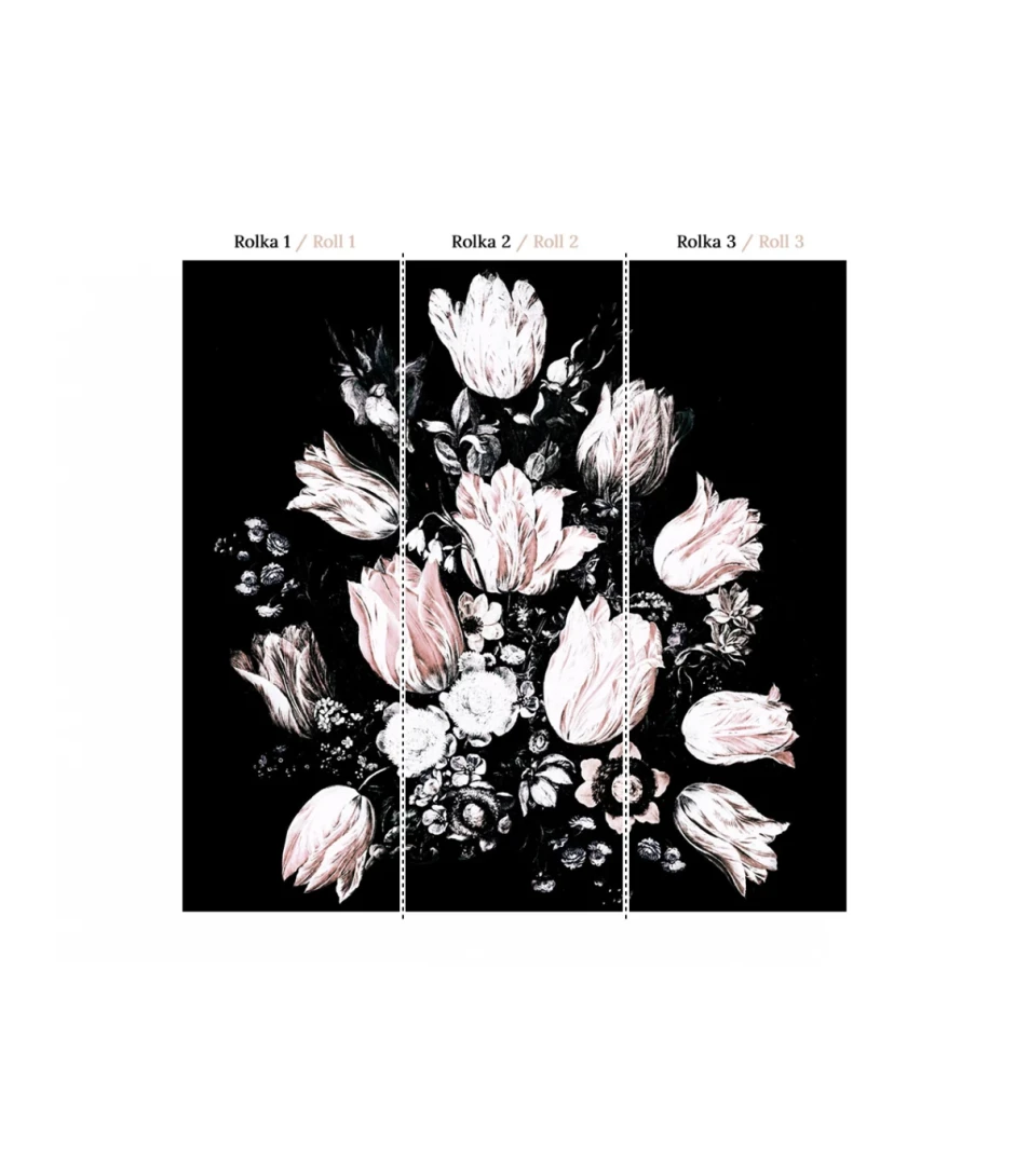 Wallcolors Floral Majesty Baroque  - mural z kwiatami