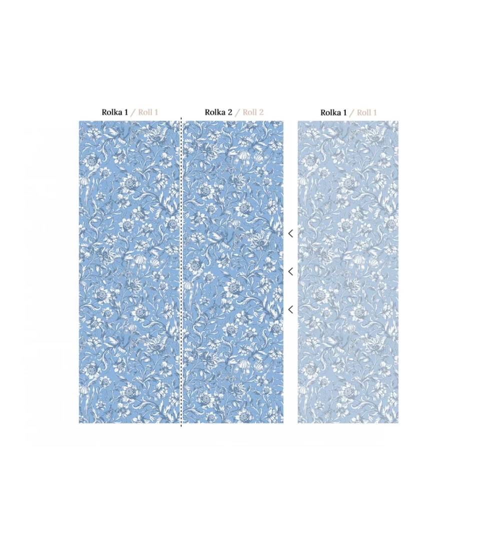 Wallcolors Floral Majesty Silver Flower  - mural roślinny