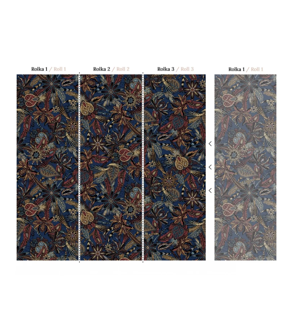 Wallcolors Floral Majesty Oriental flower  - mural botaniczny