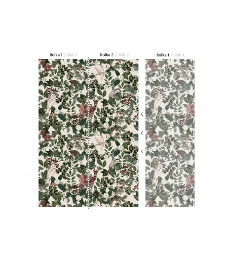 Wallcolors Life in Boho Woodland  - mural z leśnymi zwierzętami