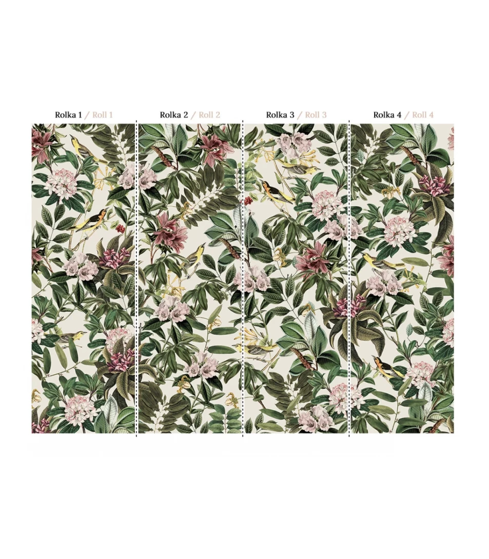 Wallcolors Life in Boho Eden  - mural botaniczny