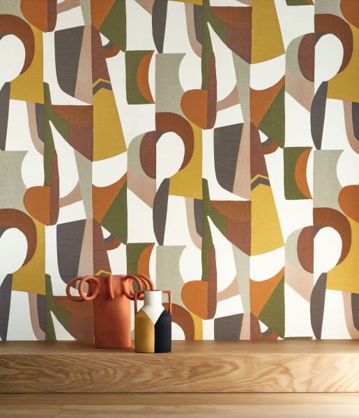 Casamance L’atelier 75460304 Assemblage - tapeta abstrakcyjna