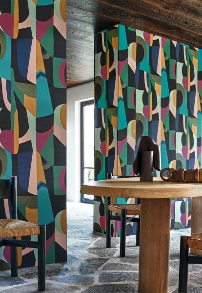 Casamance L’atelier 75460100 Assemblage - tapeta abstrakcyjna