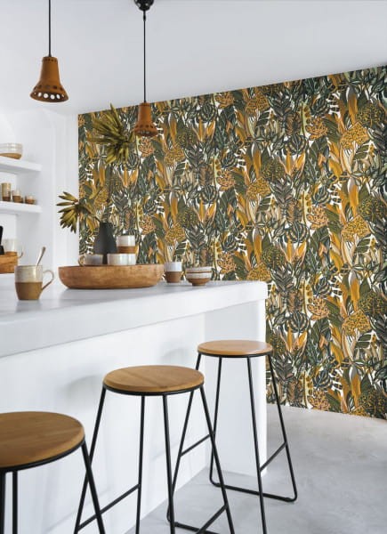 Casamance Aventura 75510814 Desirade - tapeta w bujną roślinność