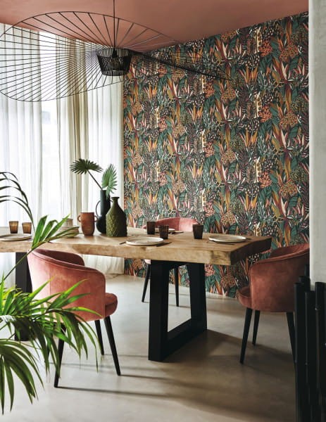 Casamance Aventura 75510508 Desirade - tapeta w bujną roślinność