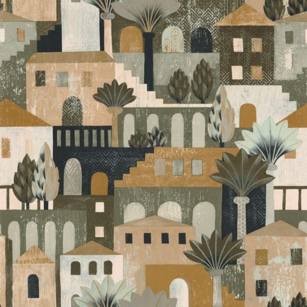 Casamance Aventura 75541936 Monterosso - tapeta miasto