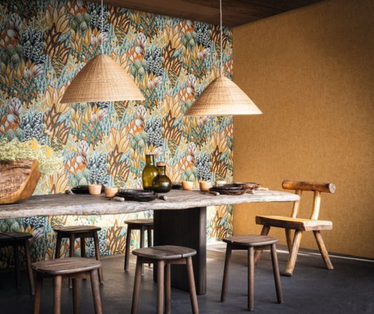 Casamance Aventura 75152242 Diola - tapeta imitująca tkaninę