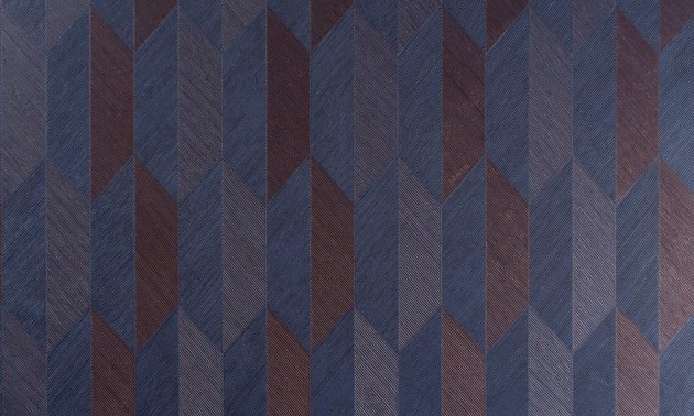 Arte Monsoon 2.0 26525 Arrow Copper Night - tapeta geometryczna