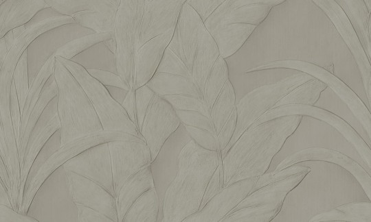 Arte Monsoon 2.0 75000 Musa Silver - tapeta w liście bananowca