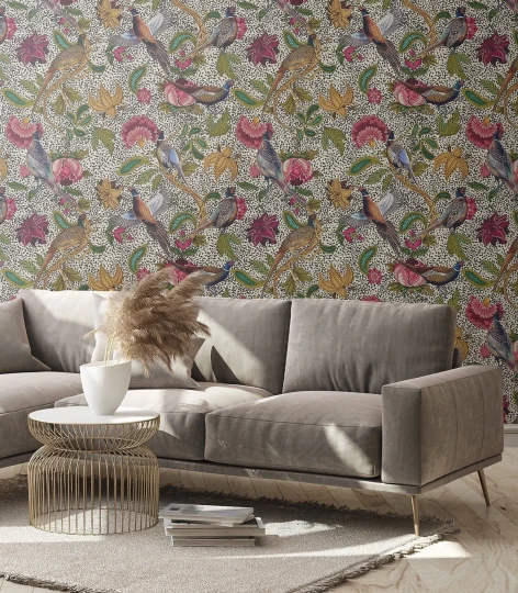 Wallcolors Dzień Dobry Orient  - mural z bażantami