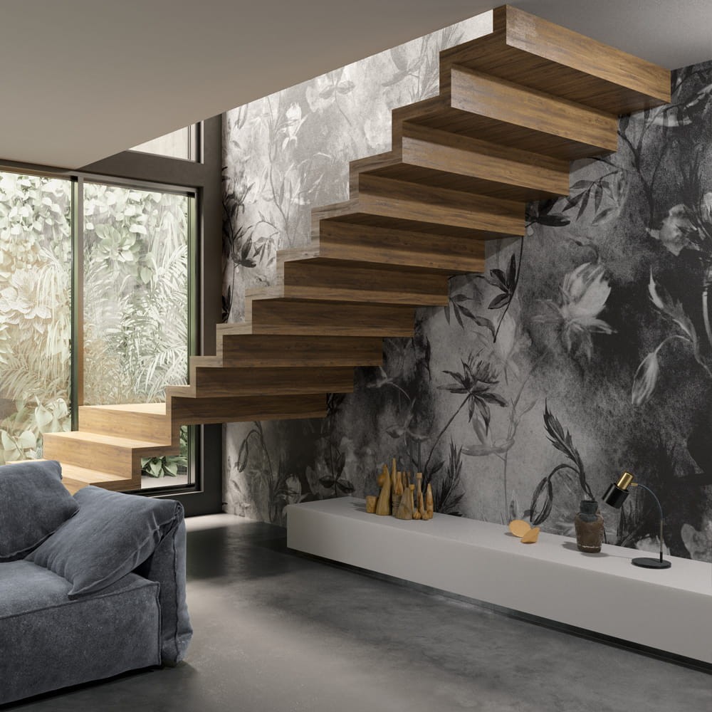 Inkiostro Bianco INKHLIE2201 Light and Shadows Ethereal Beauty - mural roślinny