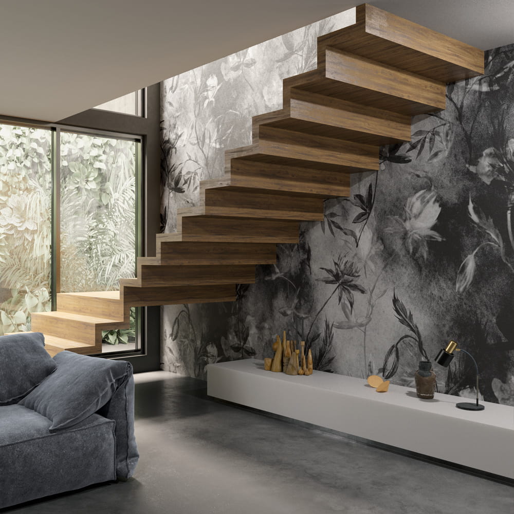 Inkiostro Bianco INKHLIE2202 Light and Shadows Ethereal Beauty - mural roślinny