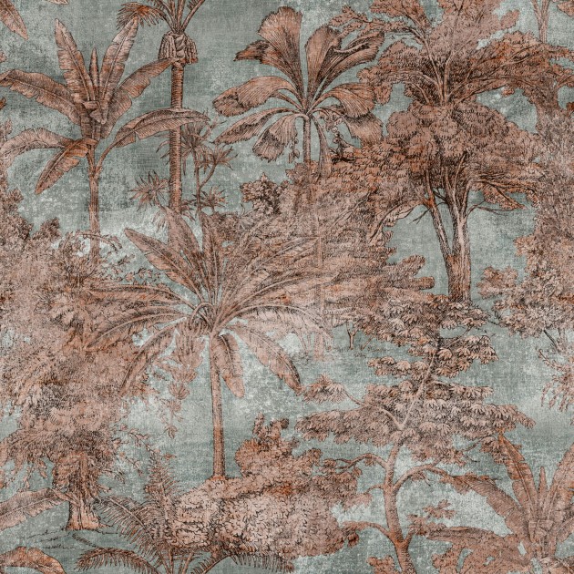 Inkiostro Bianco INKINOI2201 Light and Shadows Caos - mural z lasem tropikalnym