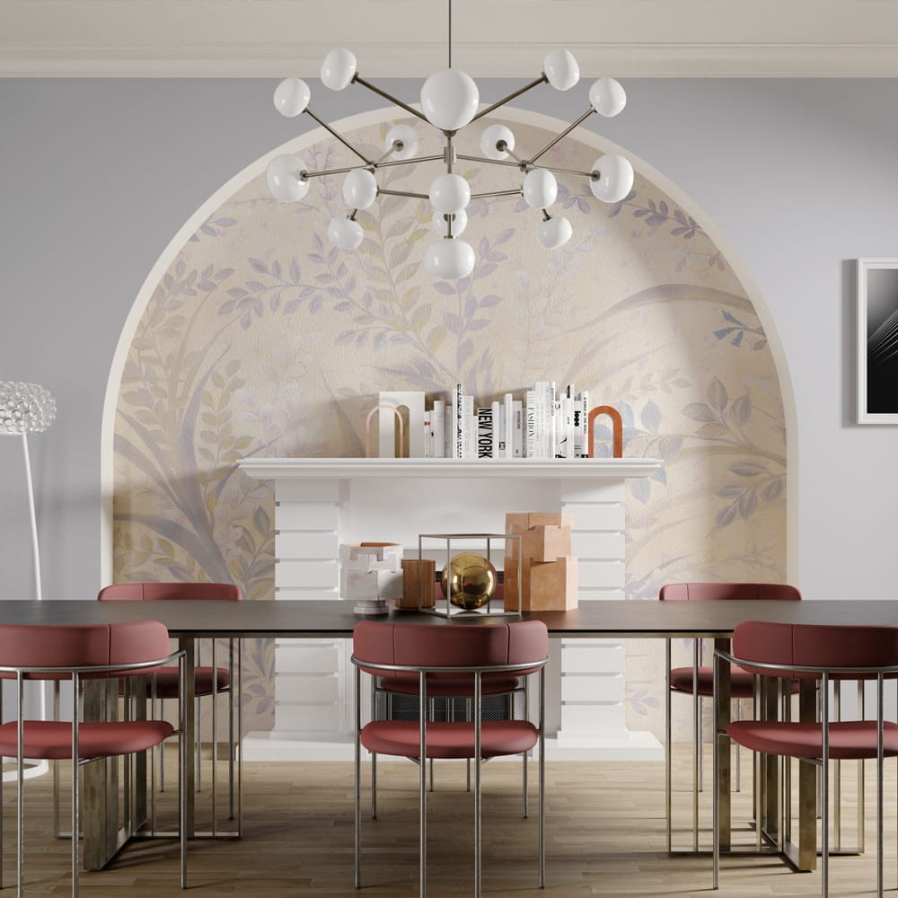 Inkiostro Bianco INKINAA2202 Light and Shadows Antik - mural z łąką
