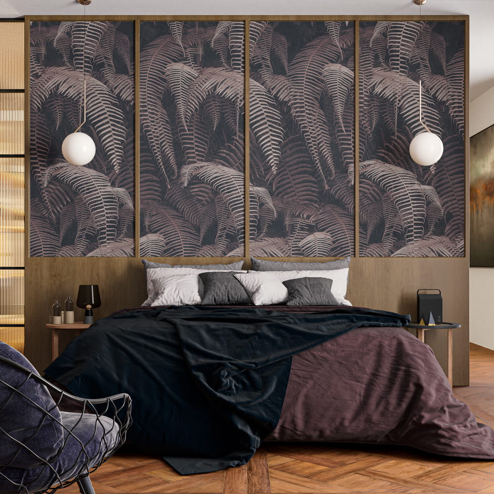 Inkiostro Bianco INKRTAI2202 Light and Shadows Phaedra - mural paprocie