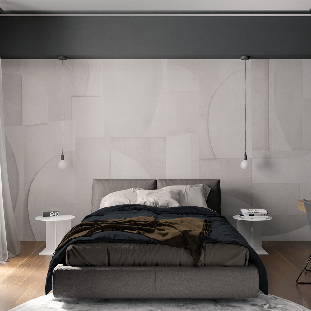 Inkiostro Bianco INKLEDE2201 Light and Shadows Century - mural geometryczny