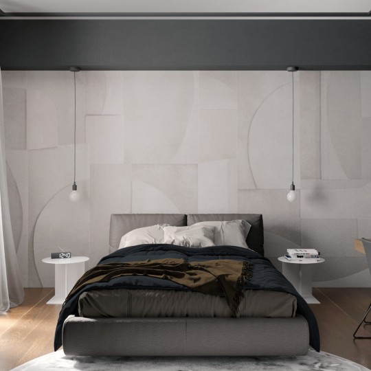 Inkiostro Bianco INKLEDE2202 Light and Shadows Century - mural geometryczny