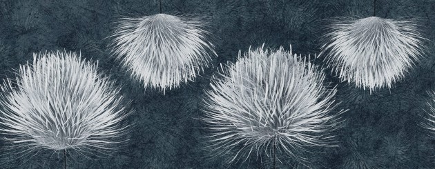 Inkiostro Bianco INKUDAR2201 Light and Shadows Carduus - mural w dmuchawce