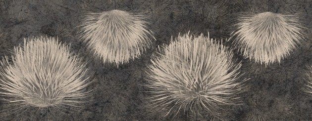 Inkiostro Bianco INKUDAR2203 Light and Shadows Carduus - mural w dmuchawce