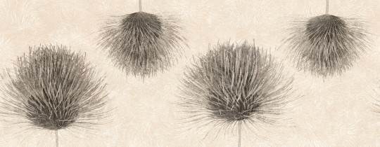 Inkiostro Bianco INKUDAR2204 Light and Shadows Carduus - mural w dmuchawce