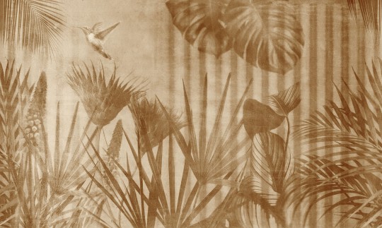 Inkiostro Bianco INKSRCI2202 Light and Shadows Luksor - mural liście tropikalne