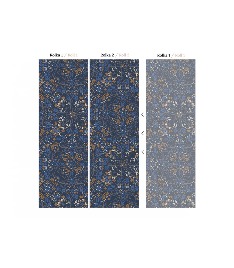 Wallcolors Essential Maroko Color  - mural kwiatowy