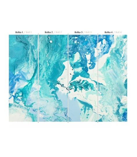 Wallcolors Essential Blue Marble  - mural marmur