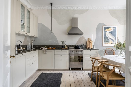 Rebel Walls Simplicity R18372 Terrain Pastel - mural w artystyczny krajobraz