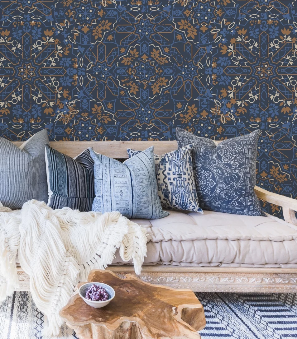 Wallcolors Medicine Maroko Color  - mural kwiatowy