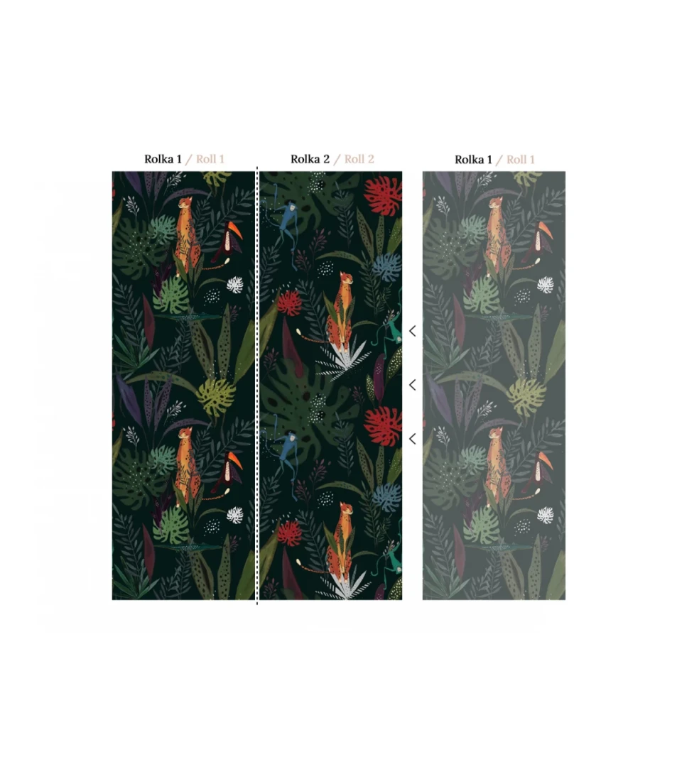 Wallcolors Medicine Wildlife  - mural z dżunglą