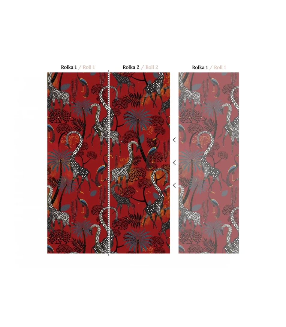 Wallcolors Medicine Oriental Giraffe  - mural z żyrafami