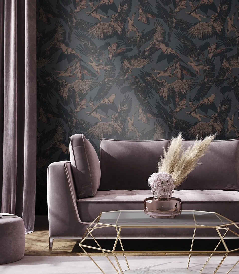 Wallcolors Medicine Birds Soaring  - mural z szybującymi ptakami
