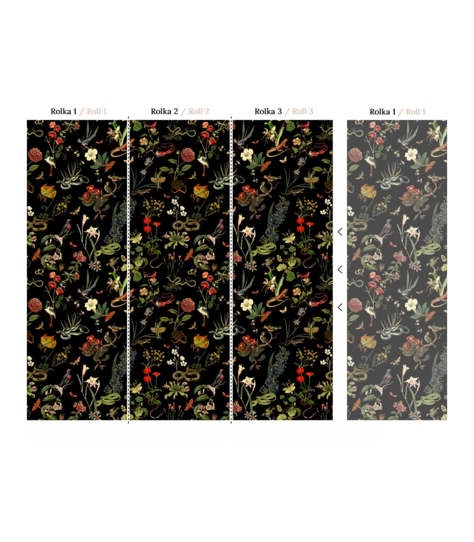 Wallcolors Medicine Secret Garden  - mural z ogrodem