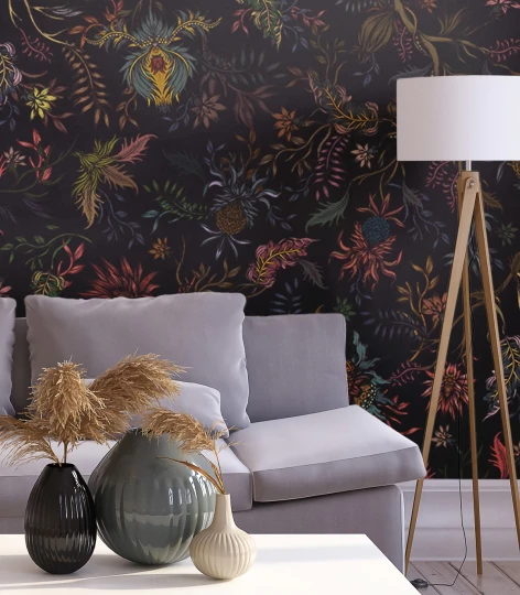 Wallcolors Medicine Night Flowers  - mural botaniczny