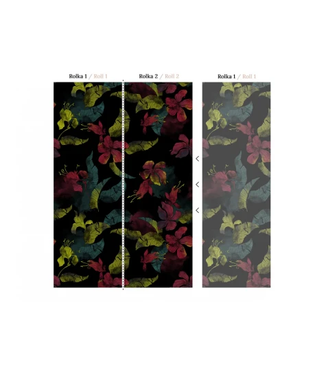 Wallcolors Medicine Lilies  - mural w lilie