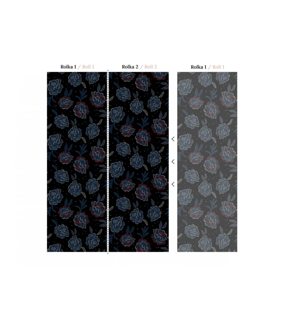 Wallcolors Medicine Roses At Night  - mural z różami