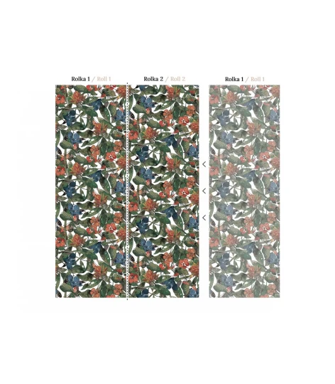 Wallcolors Medicine Flower Hedge  - mural roślinny