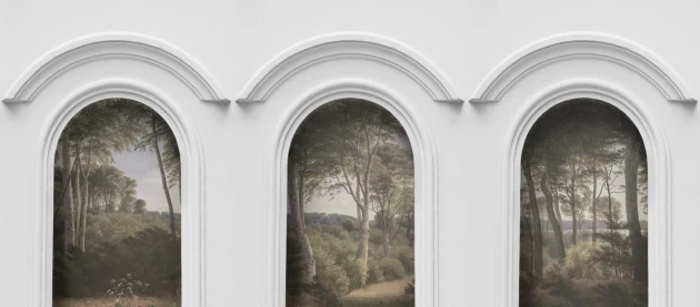 Rebel Walls R16301 Scenery Forest Vaults - mural ze sklepieniem