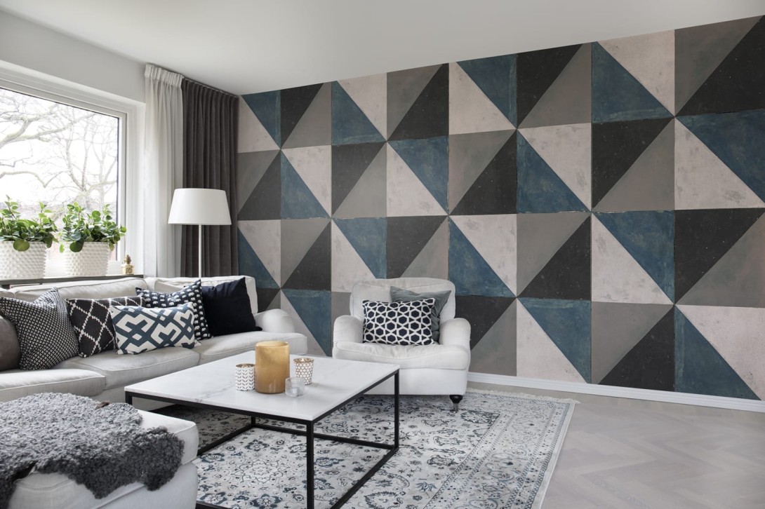 Rebel Walls R17813 Scenery Tunis Cloud - mural geometryczny