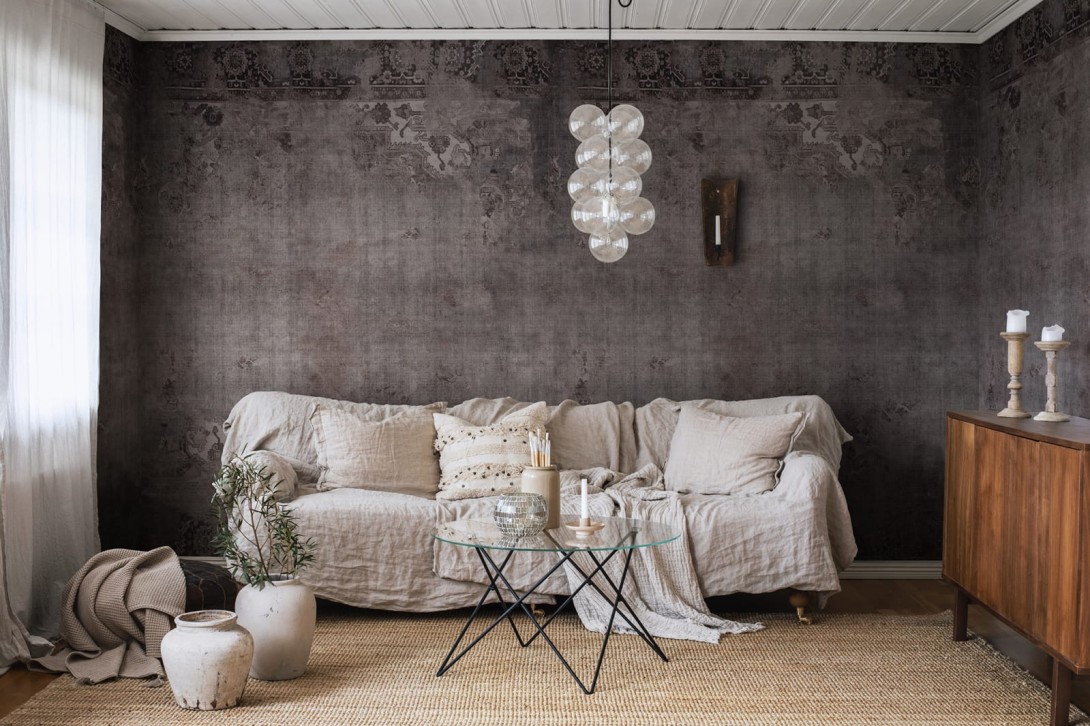 Rebel Walls R17771 Scenery Zanjan Ash - mural orientalny dywan